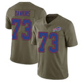 B.Bills #73 Dion Dawkins Player Olive Salute To Service Limited Ldoa Stitched Jerseys