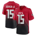 A.Falcons #15 Brian Robinson Player Red Home Game Ldoa Stitched Jerseys