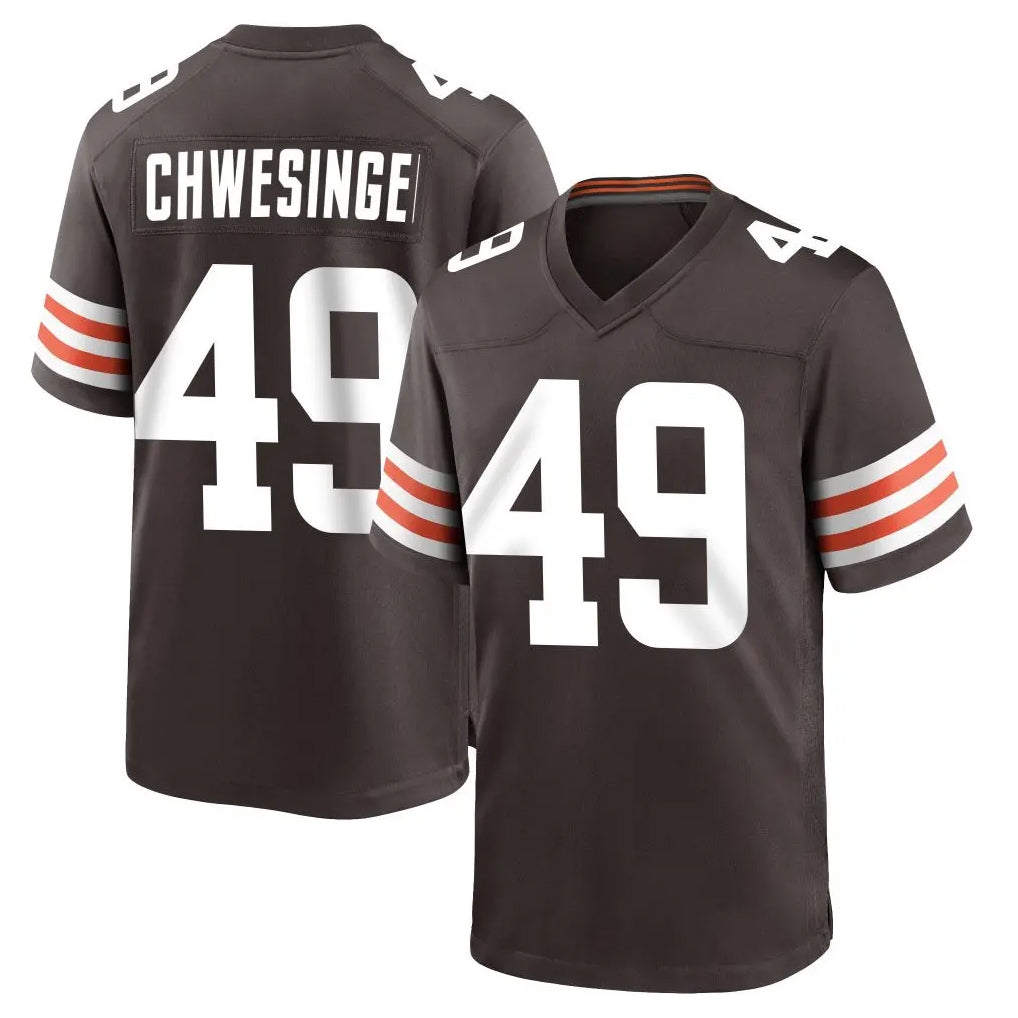 C.Browns #49 Carson Schwesinger Player Brown Home Game Ldoa Stitched Jerseys
