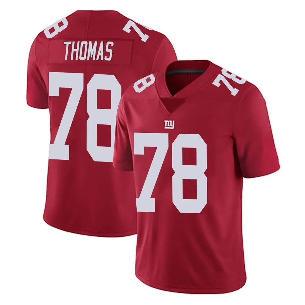 NY.Giants #78 Andrew Thomas Player Red Limited Vapor Untouchable Home Game Ldoa Stitched Jerseys