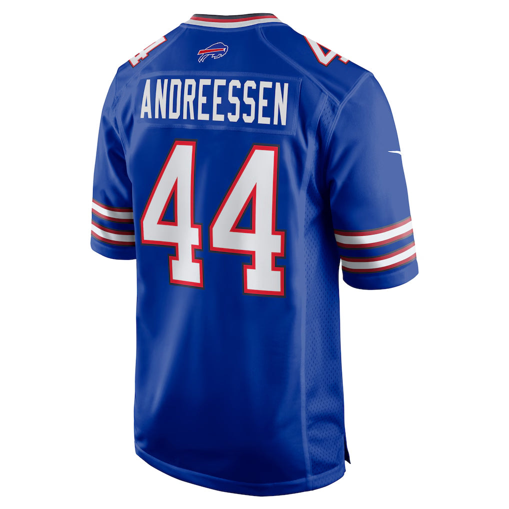 B.Bills #44 Joe Andreessen Player Royal Home Game Ldoa Stitched Jerseys