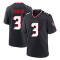 H.Texans #3 Kamari Lassiter Player Navy Team Home Game Ldoa Stitched Jerseys