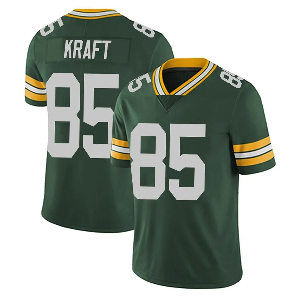 GB.Packers #85 Tucker Kraft Player Green Vapor Untouchable Limited Home Game Ldoa Stitched Jerseys