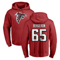 A.Falcons #65 Matthew Bergeron Player Red Pullover Hoodies Home Game Ldoa Stitched Jerseys