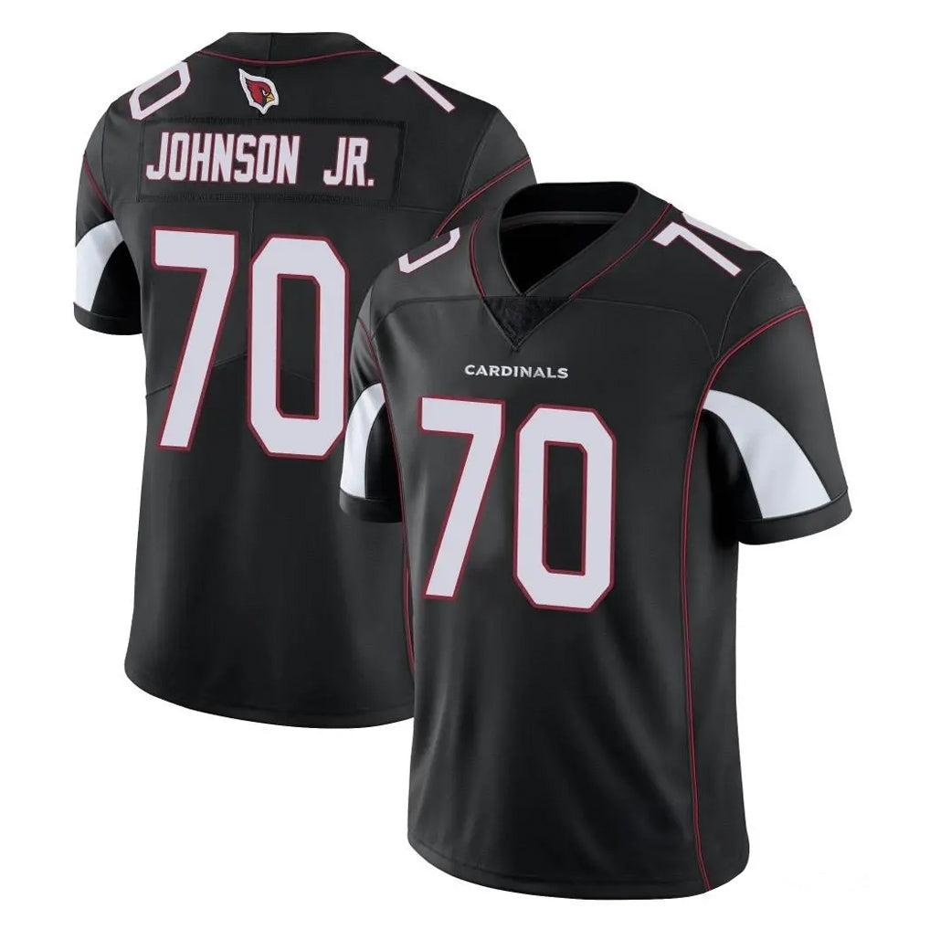 A.Cardinals #70 Paris Johnson Jr. Player Black Vapor Limited Home Game Ldoa Stitched Jerseys