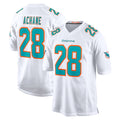 M.Dolphins #28 De'Von Achane Player White Limited Home Game Ldoa Stitched Jerseys