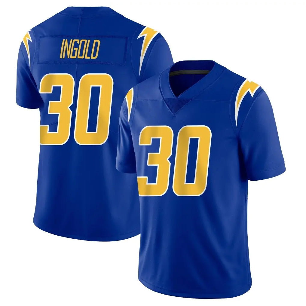 LA.Chargers #30 Alec Ingold Player Royal Limited Vapor Home Game Ldoa Stitched Jerseys