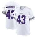 M.Vikings #43 Andrew Van Ginkel Player White Alternate Home Game Ldoa Stitched Jerseys