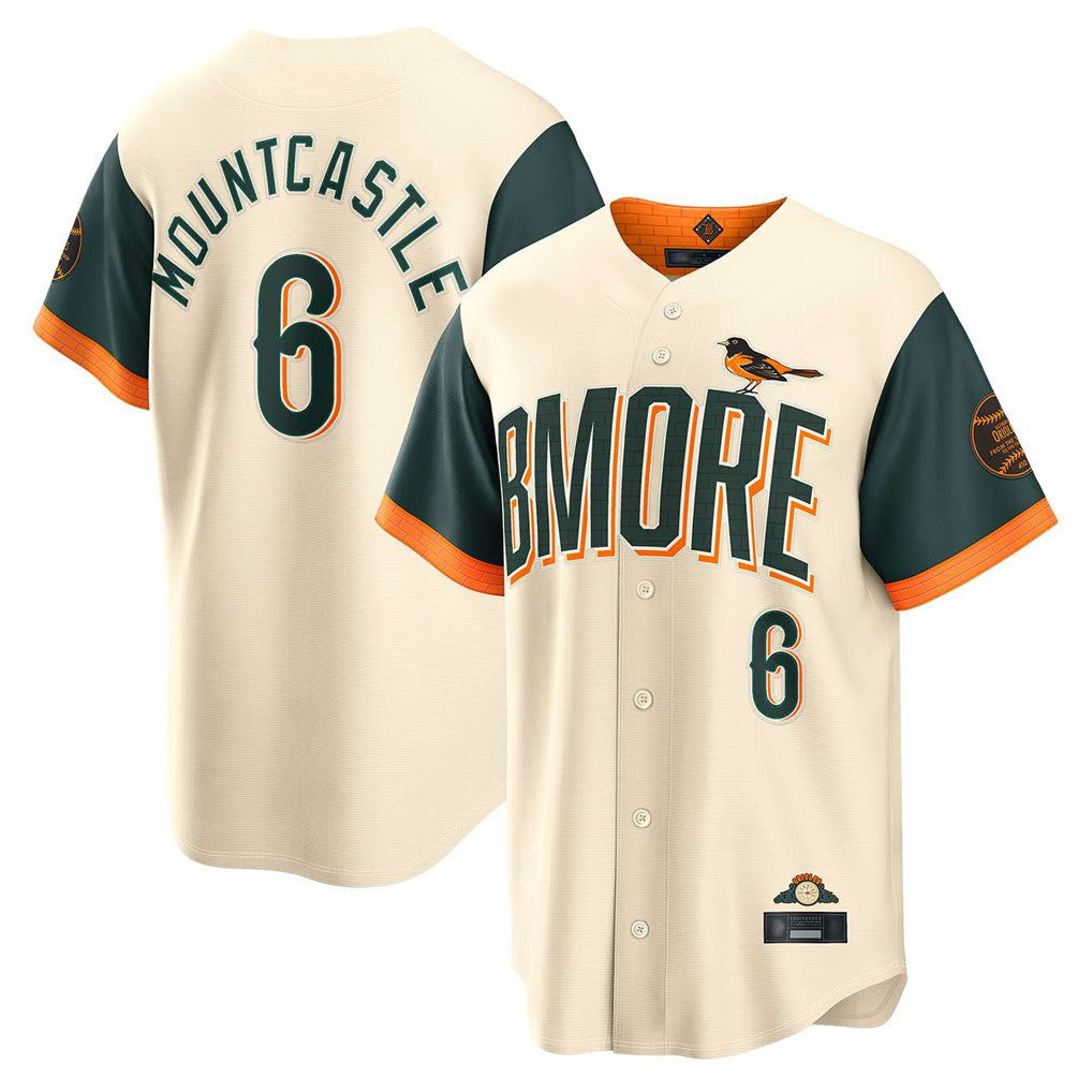 B.Orioles #6 Ryan Mountcastle Player Cream 2026 City Connect Home Game Ldoa Stitched Jerseys