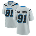 D.Lions #91 Tyleik Williams Player Silver 2026 Rivalries Collection Home Game Ldoa Stitched Jerseys