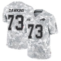 B.Bills #73 Dion Dawkins Player Arctic Camo Salute to Service Limited Ldoa Stitched Jerseys