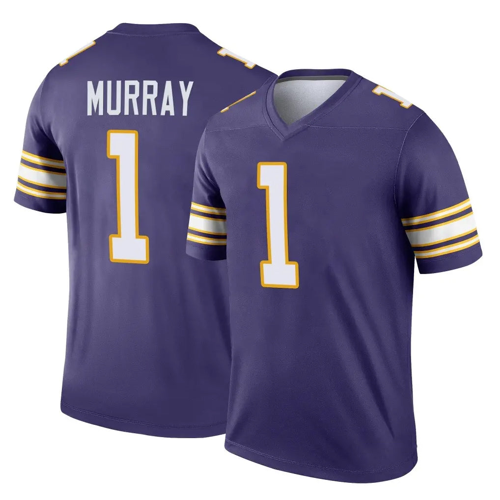 M.Vikings #1 Kyler Murray Player Purple Limited Classic Home Game Ldoa Stitched Jerseys