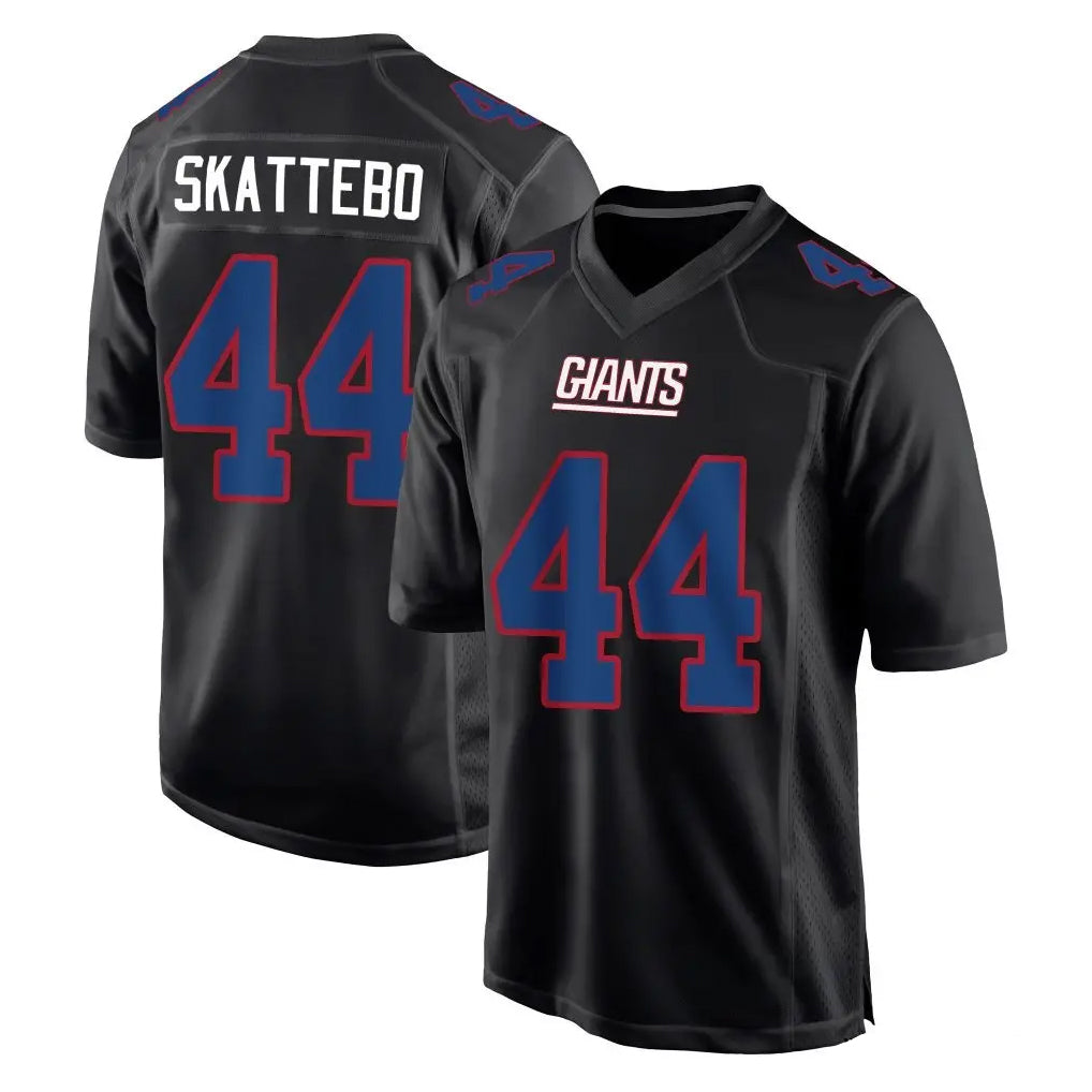 NY.Giants #44 Cam Skattebo Player Carbon Fashion Limited Home Game Ldoa Stitched Jerseys