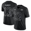 SF.49ers #13 Brock Purdy Player Black Limited 2026 Salute to Service Home Game Ldoa Stitched Jerseys