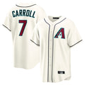 A.Diamondbacks #7 Corbin Carroll Player Cream Home Game Ldoa Stitched Jerseys