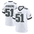 P.Eagles #51 Cam Jurgens Player White Game Home Ldoa Stitched Jerseys