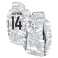 D.Broncos #14 Courtland Sutton Player Arctic Camo Salute to Service Hoodies Limited Game Ldoa Stitched Jerseys