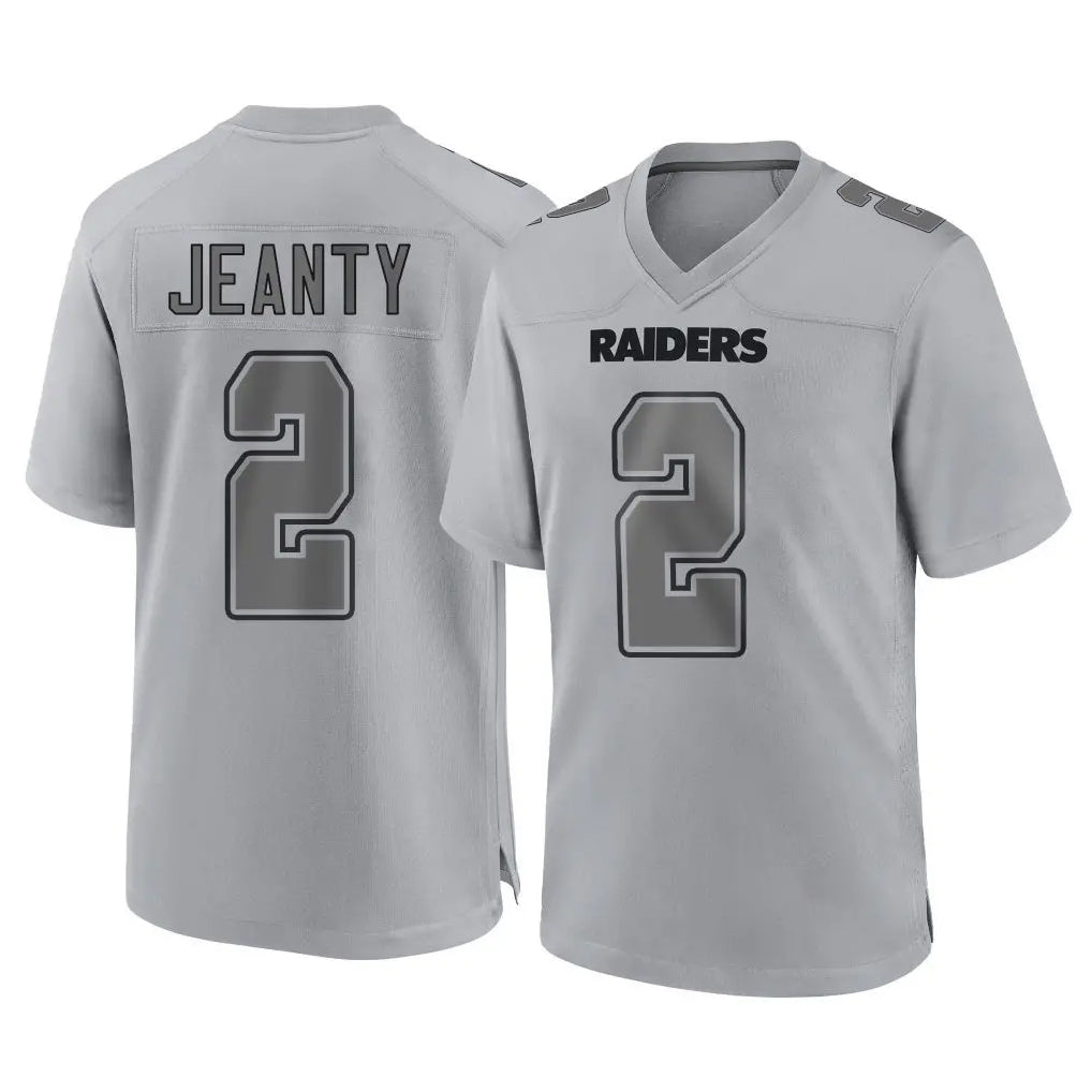 LV.Raiders #2 Ashton Jeanty Player Gray Atmosphere Fashion Limited Game Ldoa Stitched Jerseys