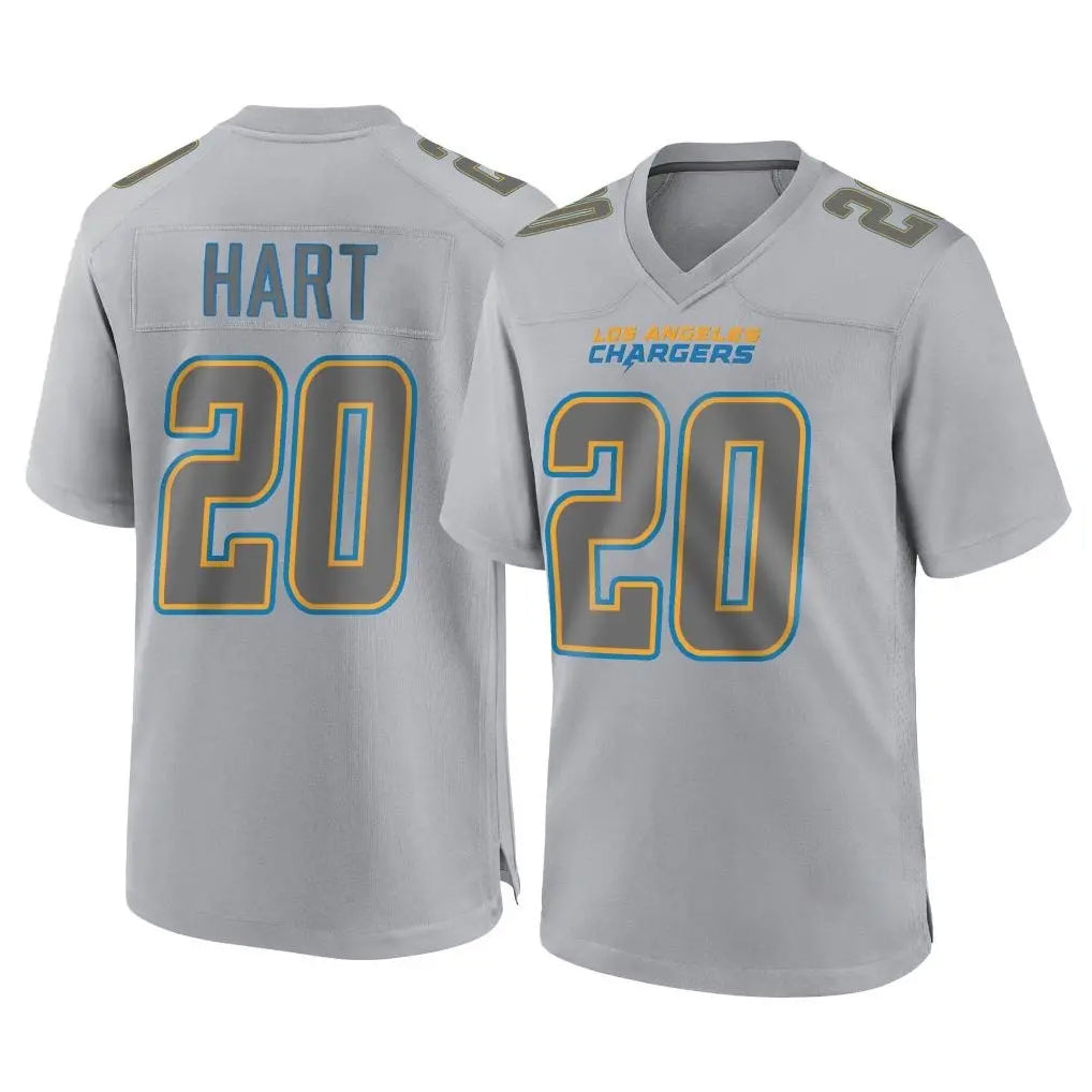 LA.Chargers #20 Cam Hart Player Gray Atmosphere Fashion Home Game Ldoa Stitched Jerseys
