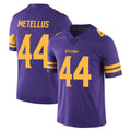 M.Vikings #44 Josh Metellus Player Purple Limited Color Rush Home Game Ldoa Stitched Jerseys