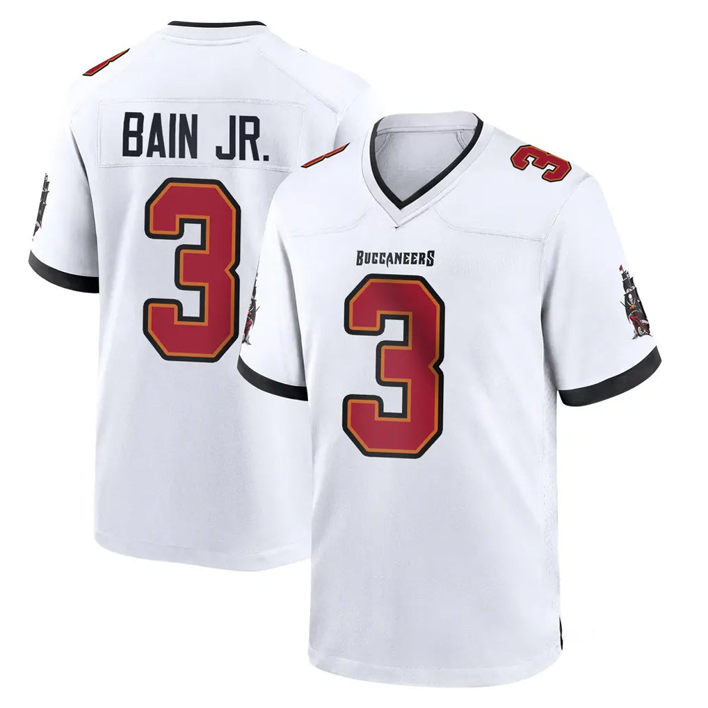 TB.Buccaneers #3 Rueben Bain Jr. Player White Home Game Ldoa Stitched Jerseys