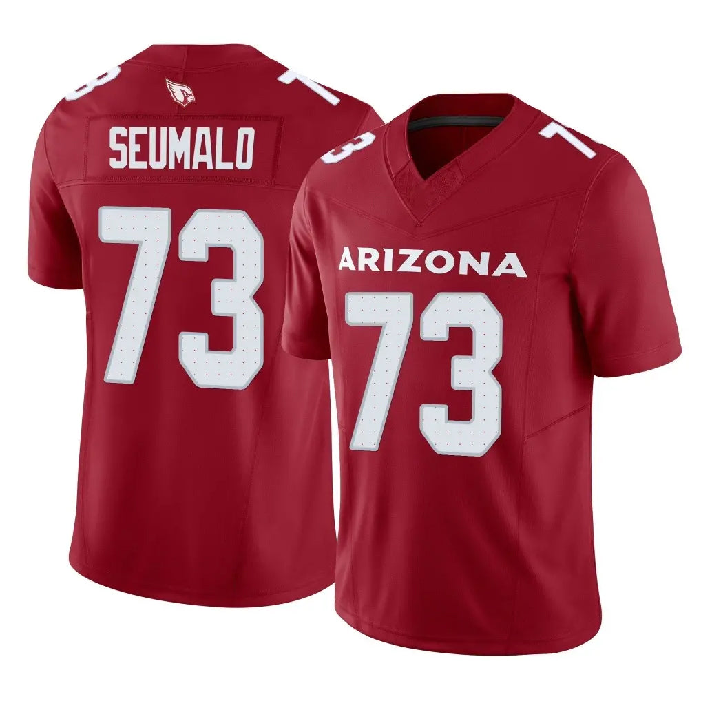 A.Cardinals #73 Isaac Seumalo Player Cardinal Vapor F.U.S.E. Limited Home Game Ldoa Stitched Jerseys