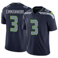 S.Seahawks #3 Nick Emmanwori Player Navy Limited Vapor F.U.S.E. Home Game Ldoa Stitched Jerseys