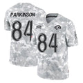 LA.Rams #84 Colby Parkinson Player Arctic Camo Salute To Service Limited Game Ldoa Stitched Jerseys