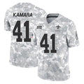 NO.Saints #41 Alvin Kamara Player Arctic Camo Salute To Service Limited Game Ldoa Stitched Jerseys