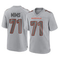 C.Bengals #71 Amarius Mims Player Gray Atmosphere Fashion Game Ldoa Stitched Jerseys