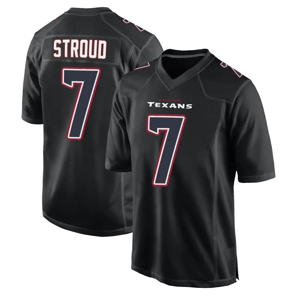 H.Texans #7 CJ Stroud Player Black Fashion Home Game Ldoa Stitched Jerseys