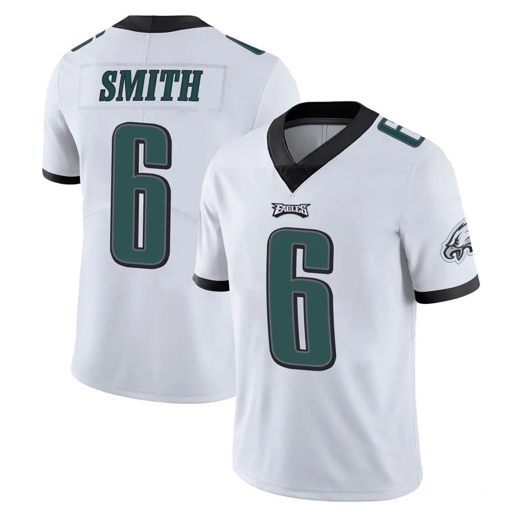 P.Eagles #6 DeVonta Smith Player White Limited Vapor Untouchable Home Game Ldoa Stitched Jerseys