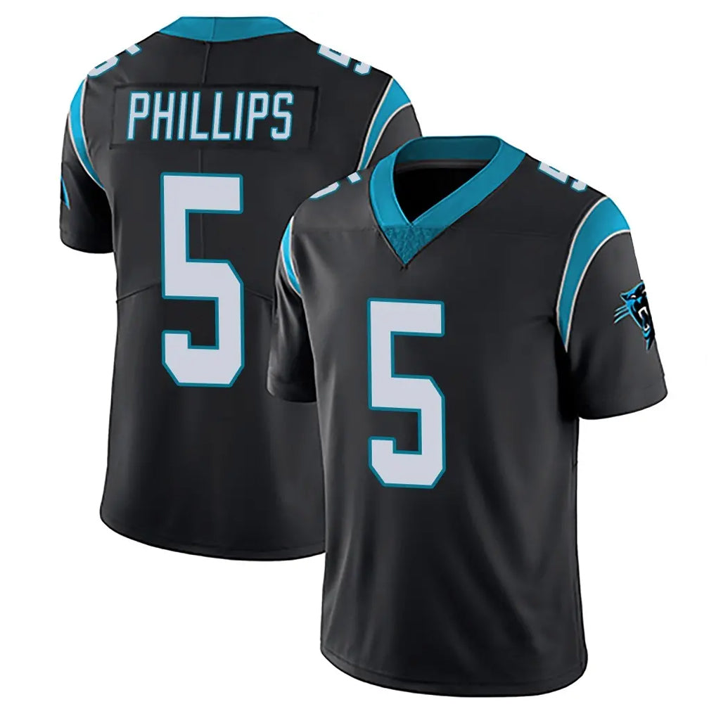 C.Panthers #5 Jaelan Phillips Player Black Vapor Untouchable Limited Game Ldoa Stitched Jerseys