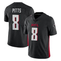 A.Falcons #8 Kyle Pitts Sr. Player Black Vapor Untouchable Limited Home Game Ldoa Stitched Jerseys
