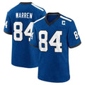 IN.Colts #84 Tyler Warren Player Royal Alternate Indiana Nights Home Game Ldoa Stitched Jerseys