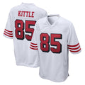 SF.49ers #85 George Kittle Player White Limited Home Game Ldoa Stitched Jerseys