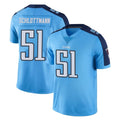 T.Titans #51 Austin Schlottmann Player Light Blue Limited Color Rush Home Game Ldoa Stitched Jerseys