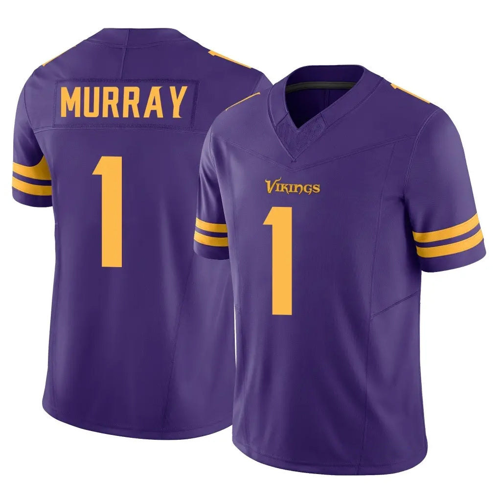 M.Vikings #1 Kyler Murray Player Purple Limited Alternate Vapor F.U.S.E. Home Game Ldoa Stitched Jerseys