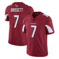 A.Cardinals #7 Jacoby Brissett Player Cardinal Vapor Limited Home Game  Stitched Jerseys