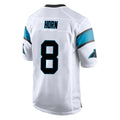 C.Panthers #8 Jaycee Horn Player White Game Ldoa Stitched Jerseys