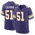 M.Vikings #51 Blake Cashman Player Purple Classic Home Game Ldoa Stitched Jerseys
