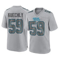 C.Panthers #59 Luke Kuechly Player Gray Atmosphere Fashion Game Ldoa Stitched Jerseys