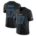 T.Titans #37 Amani Hooker Player Black Impact Limited Home Game Ldoa Stitched Jerseys