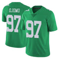P.Eagles #97 Moro Ojomo Player Green Limited Vapor Untouchable Home Game Ldoa Stitched Jerseys