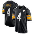 P.Steelers #4 DK Metcalf Player Black Home Game Ldoa Stitched Jerseys