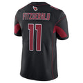 A.Cardinals #11 Larry Fitzgerald Player Black Vapor Untouchable Color Rush Limited Ldoa Stitched Jerseys