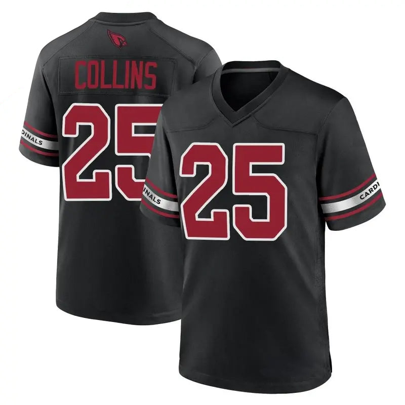 A.Cardinals #25 Zaven Collins Player Black Game Home Ldoa Stitched Jerseys