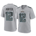 J.Jaguars #12 Travis Hunter Player Gray Atmosphere Fashion Home Game Ldoa Stitched Jerseys
