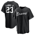 A.Braves #23 Michael Harris II Player Black Home Game Ldoa Stitched Jerseys