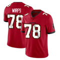 TB.Buccaneers #78 Tristan Wirfs Player Red Limited Vapor Home Game Ldoa Stitched Jerseys